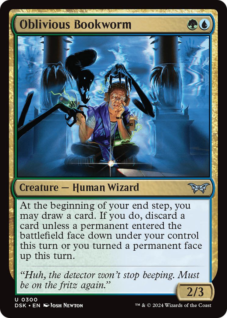 Oblivious Bookworm (0300) (300) [Duskmourn: House of Horror] - Deck Out Gaming