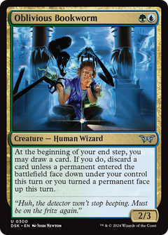 Oblivious Bookworm (0300) (300) [Duskmourn: House of Horror] - Deck Out Gaming