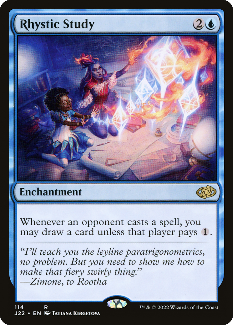 Rhystic Study (114) [Jumpstart 2022] - Deck Out Gaming