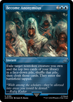 Become Anonymous (186) [Assassin's Creed] etched - Deck Out Gaming