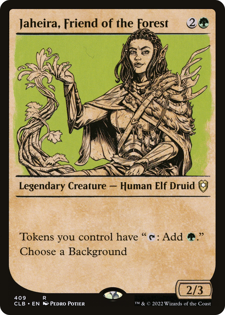 Jaheira, Friend of the Forest (Showcase) (409) [Commander Legends: Battle for Baldur's Gate] - Deck Out Gaming