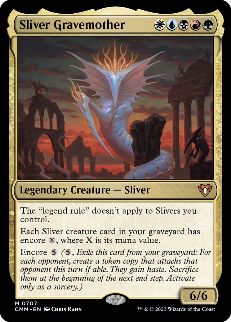 Sliver Gravemother (707) [Commander Masters] foil - Deck Out Gaming