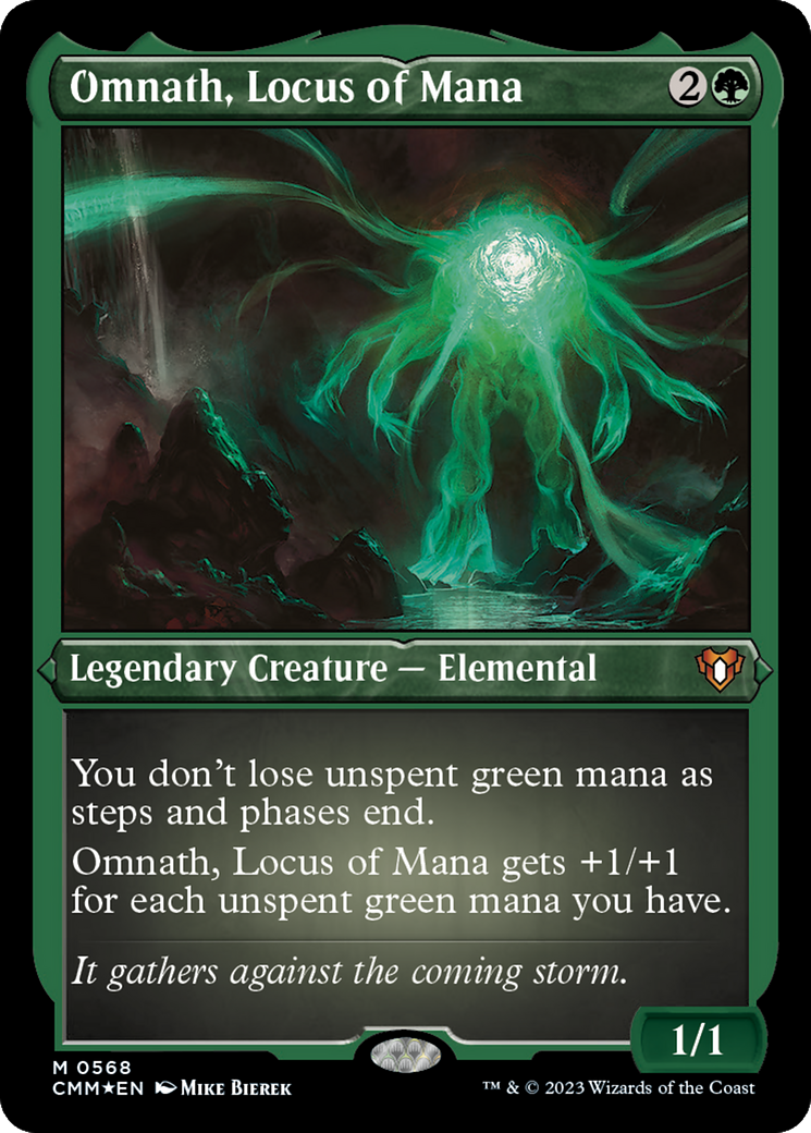 Omnath, Locus of Mana (568) [Commander Masters] etched - Deck Out Gaming