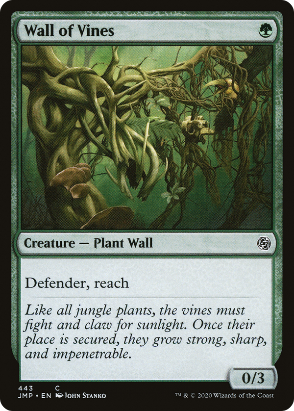 Wall of Vines (443) [Jumpstart] - Deck Out Gaming