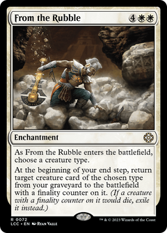 From the Rubble (72) [The Lost Caverns of Ixalan Commander] - Deck Out Gaming