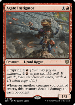 Agate Instigator (21) [Bloomburrow Commander] - Deck Out Gaming