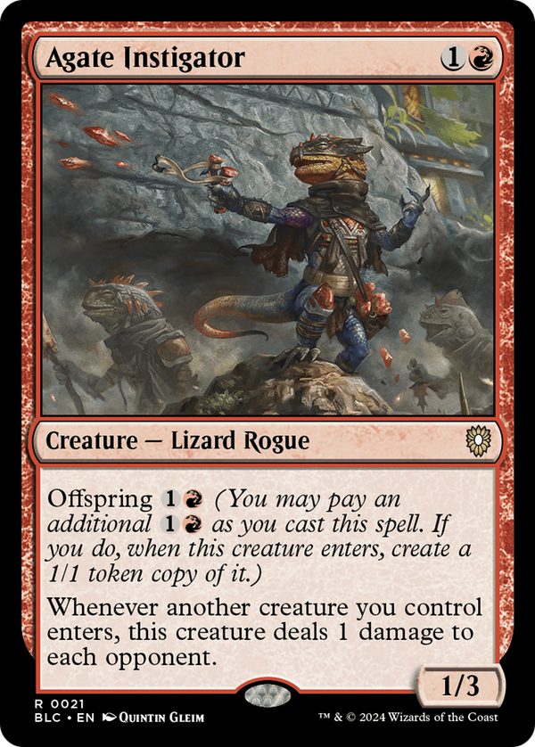 Agate Instigator (21) [Bloomburrow Commander] - Deck Out Gaming