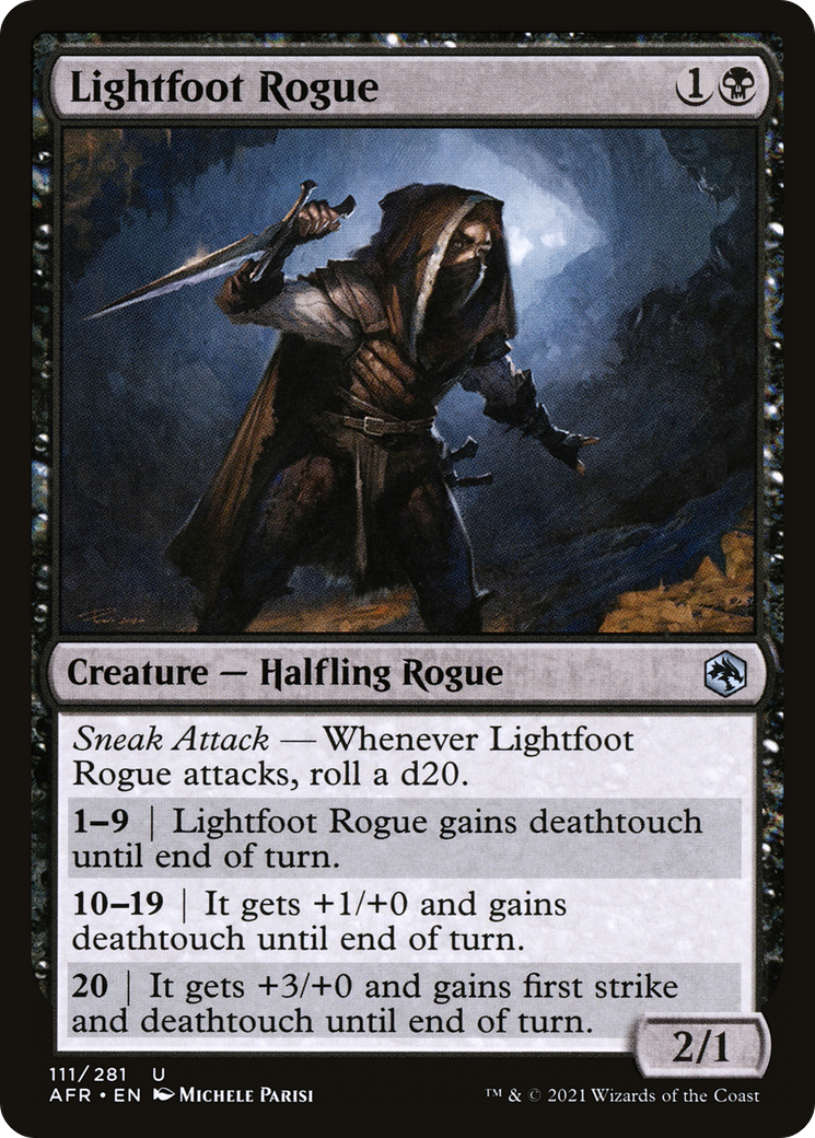 Lightfoot Rogue (111) [Adventures in the Forgotten Realms] foil - Deck Out Gaming