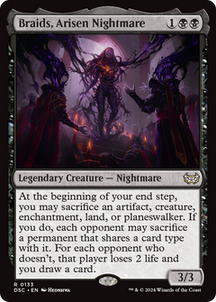 Braids, Arisen Nightmare (133) [Duskmourn: House of Horror Commander] - Deck Out Gaming