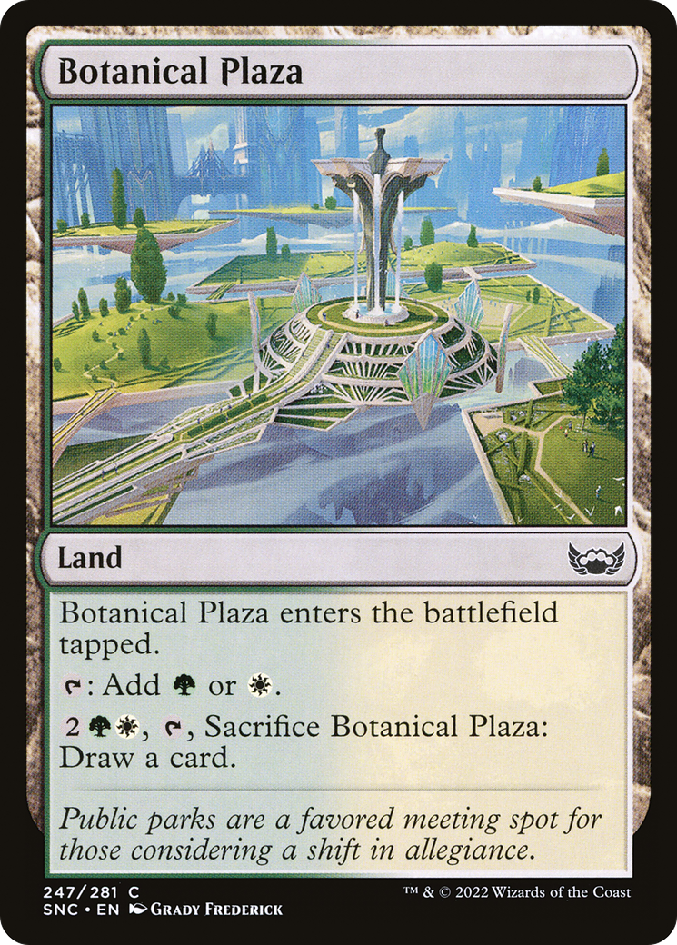 Botanical Plaza (247) [Streets of New Capenna] - Deck Out Gaming