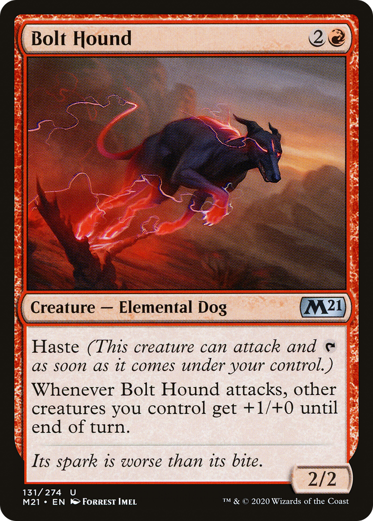 Bolt Hound (131) [Core Set 2021] foil - Deck Out Gaming