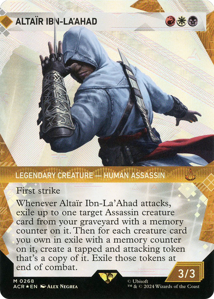 Altair Ibn-La'Ahad (Showcase) (Textured Foil) (268) [Assassin's Creed] foil - Deck Out Gaming