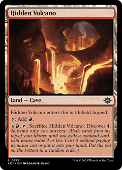 Hidden Volcano (277) [The Lost Caverns of Ixalan] foil - Deck Out Gaming