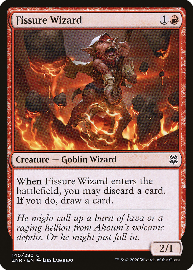 Fissure Wizard (140) [Zendikar Rising] - Deck Out Gaming