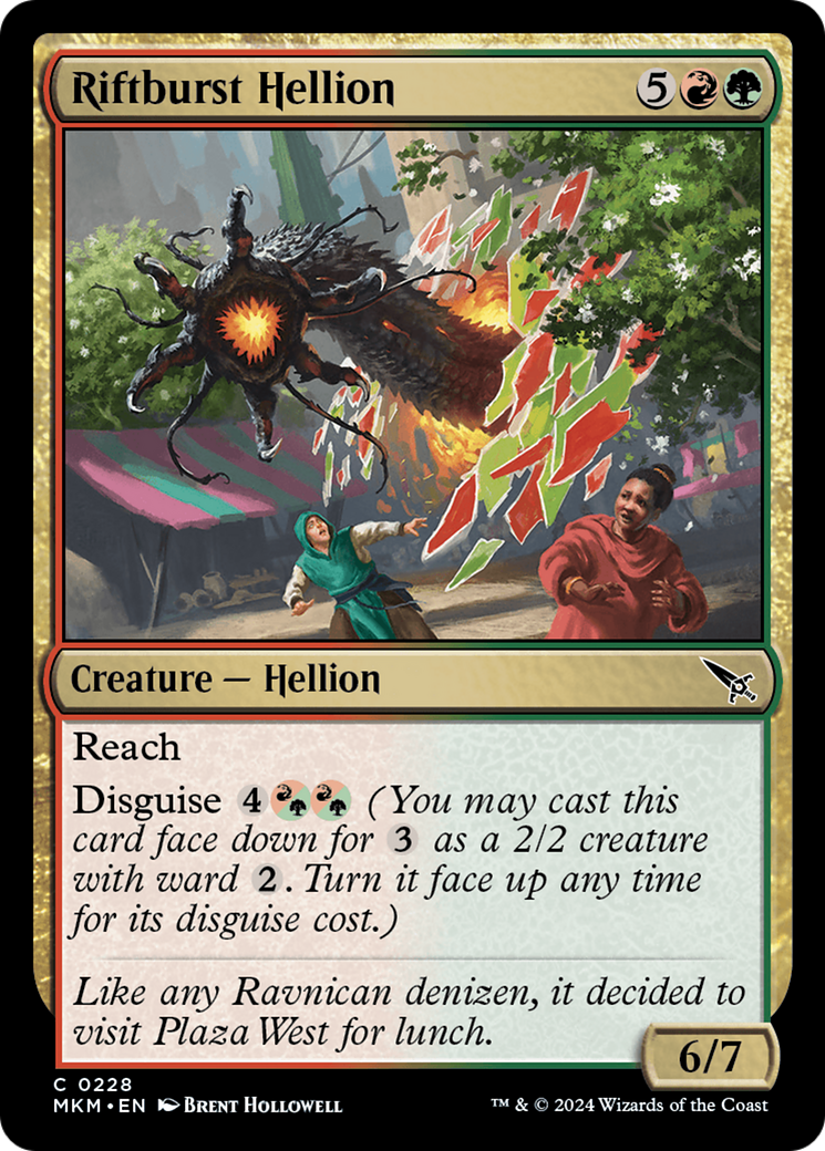 Riftburst Hellion (228) [Murders at Karlov Manor] - Deck Out Gaming