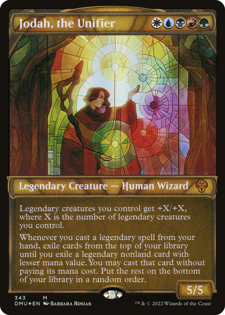 Jodah, the Unifier (Textured Foil) (343) [Dominaria United] foil - Deck Out Gaming