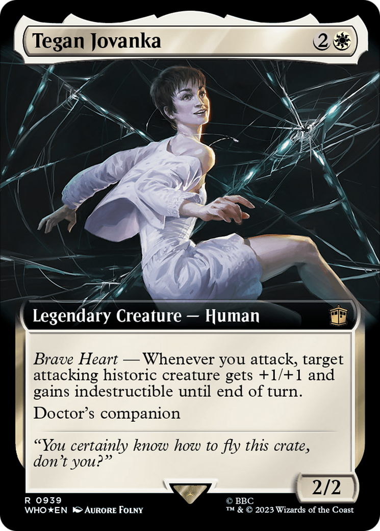 Tegan Jovanka (Extended Art) (Surge Foil) (939) [Doctor Who] foil - Deck Out Gaming