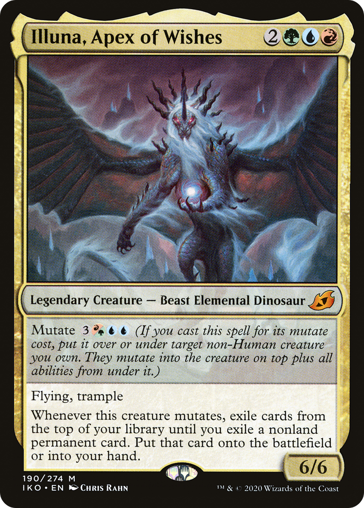 Illuna, Apex of Wishes (190) [Ikoria: Lair of Behemoths] - Deck Out Gaming