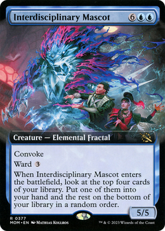 Interdisciplinary Mascot (Extended Art) (377) [March of the Machine] - Deck Out Gaming