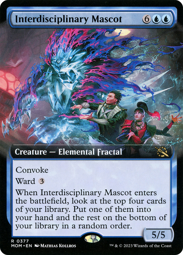 Interdisciplinary Mascot (Extended Art) (377) [March of the Machine] - Deck Out Gaming