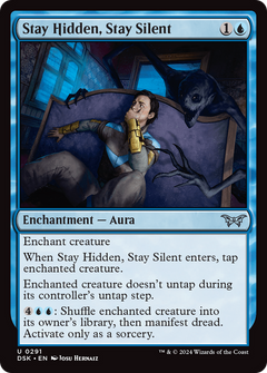 Stay Hidden, Stay Silent (0291) (291) [Duskmourn: House of Horror] - Deck Out Gaming