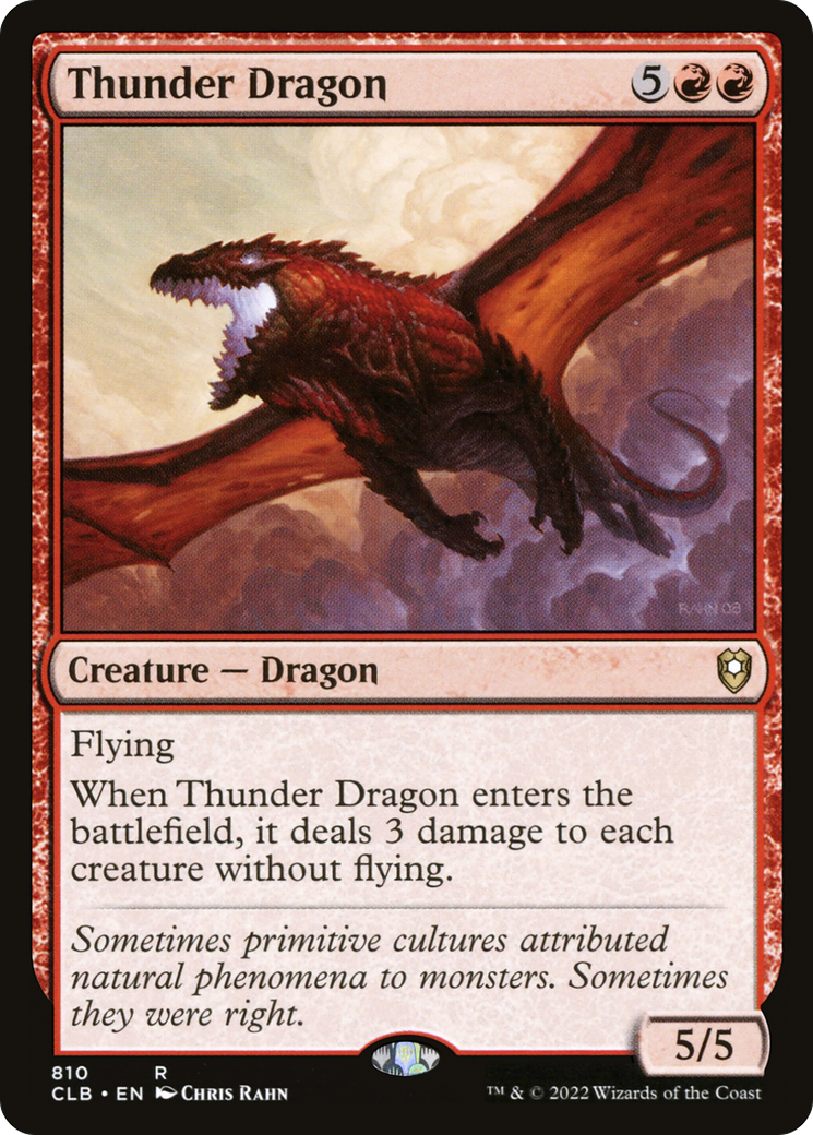 Thunder Dragon (810) [Commander Legends: Battle for Baldur's Gate] - Deck Out Gaming
