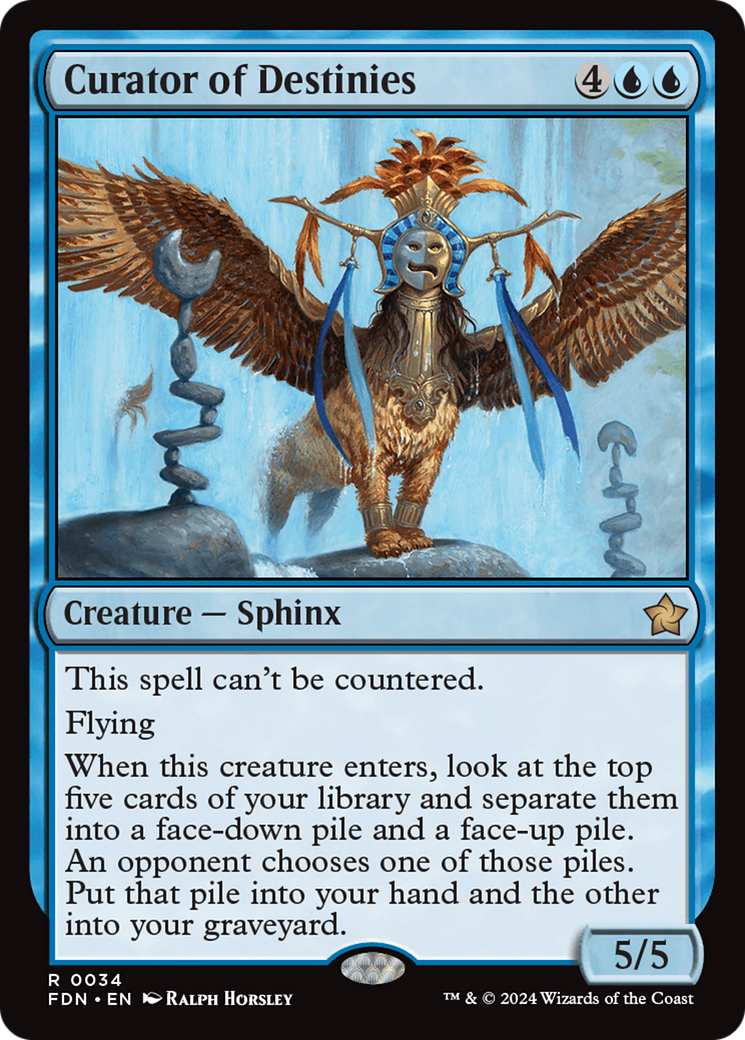 Curator of Destinies (34) [Foundations] foil - Deck Out Gaming