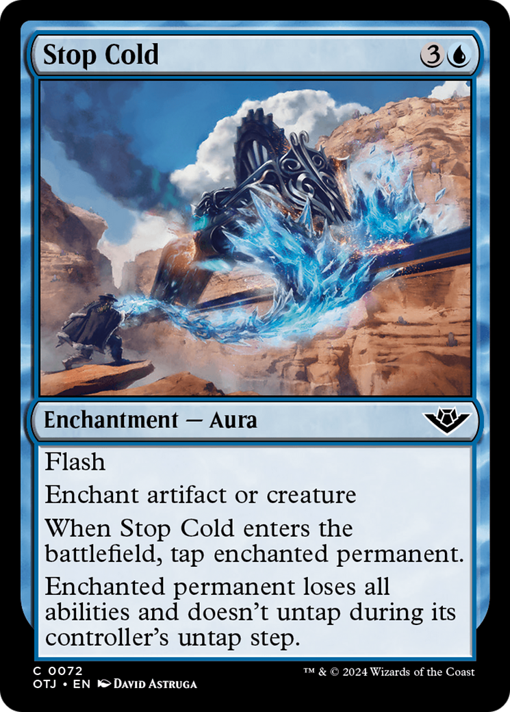 Stop Cold (72) [Outlaws of Thunder Junction] foil - Deck Out Gaming