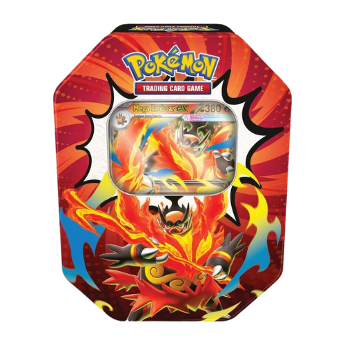 Pokemon - ME2.5 Ascended Heroes - Mega ex Tin - Mega Emboar ex