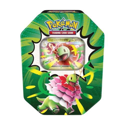 Pokemon - ME2.5 Ascended Heroes - Mega ex Tin - Mega Meganium ex-1