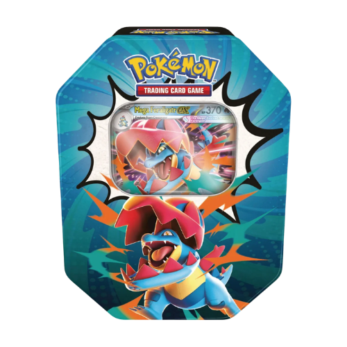 Pokemon - ME2.5 Ascended Heroes - Mega ex Tin - Mega Feraligatr ex