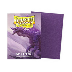 Dragon Shield Standard Size Matte Sleeves - Amethyst - 100 Count - Deck Out Gaming