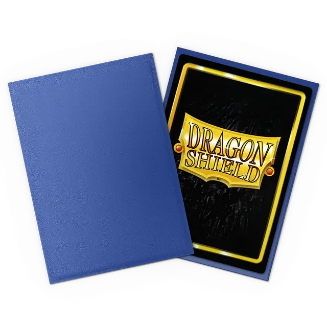 Dragon Shield Standard Size Matte Sleeves - Blue Non-Glare - 100 Count - Deck Out Gaming