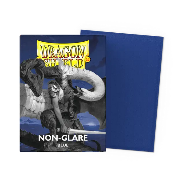 Dragon Shield Standard Size Matte Sleeves - Blue Non-Glare - 100 Count - Deck Out Gaming