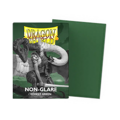 Dragon Shield Standard Size Matte Sleeves - Forest Green Non-Glare - 100 Count - Deck Out Gaming