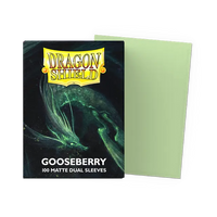 Dragon Shield Standard Size Dual Matte Sleeves - Gooseberry - 100 Count - Deck Out Gaming