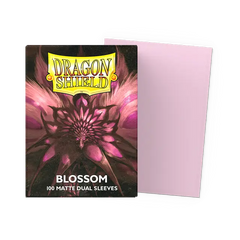Dragon Shield Standard Size Dual Matte Sleeves - Blossom - 100 Count - Deck Out Gaming