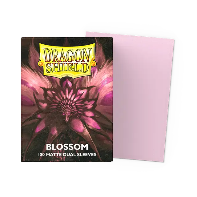 Dragon Shield Standard Size Dual Matte Sleeves - Blossom - 100 Count - Deck Out Gaming