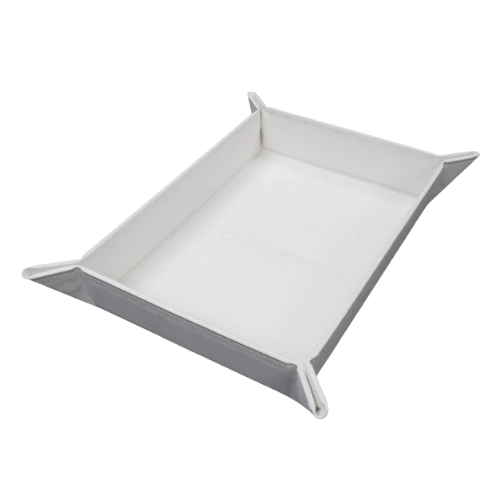 Ultra Pro - Vivid Magnetic Folding Dice Tray - White - Deck Out Gaming