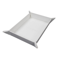 Ultra Pro - Vivid Magnetic Folding Dice Tray - White - Deck Out Gaming
