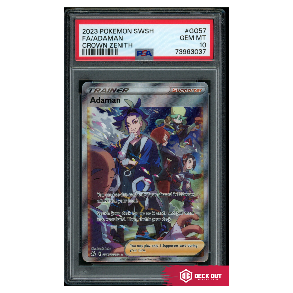 Adaman - Crown Zenith - GG57 - PSA 10 - 73963037 - Deck Out Gaming