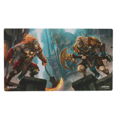 Gamegenic: Shiny Playmat - MTG Reality Fracture - Ajani, Path of Vengeance/Ajani, Cou-1