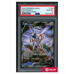 Arceus V - Brilliant Stars - 166 - PSA 10 - 82979621 - Deck Out Gaming