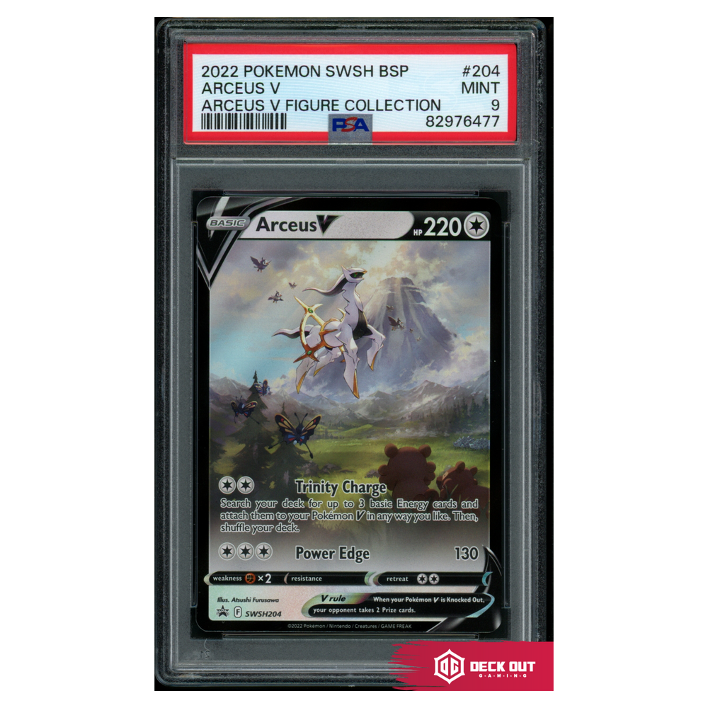 Arceus V - SWSH Promos - SWSH204 - PSA 9 - 82976477 - Deck Out Gaming