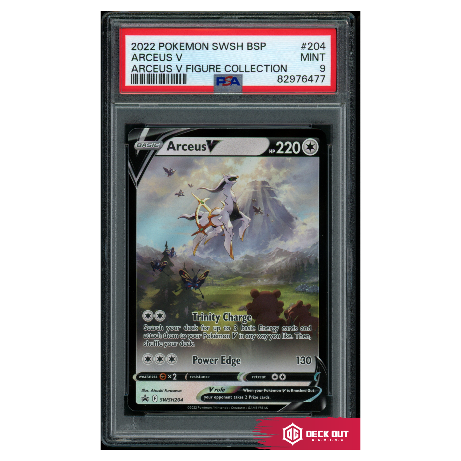 Arceus V - SWSH Promos - SWSH204 - PSA 9 - 82976477 - Deck Out Gaming