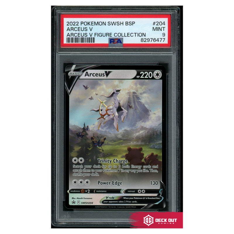 Arceus V - SWSH Promos - SWSH204 - PSA 9 - 82976477 - Deck Out Gaming