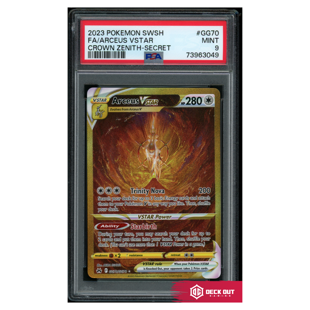 Arceus VSTAR - Crown Zenith - GG70 - PSA 9 - 73963049 - Deck Out Gaming