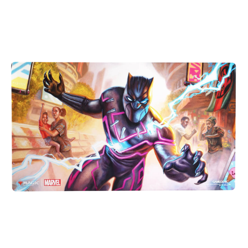 Gamegenic: Shiny Playmat - MTG Marvel Super Heroes - Striking Black Panther - Deck Out Gaming
