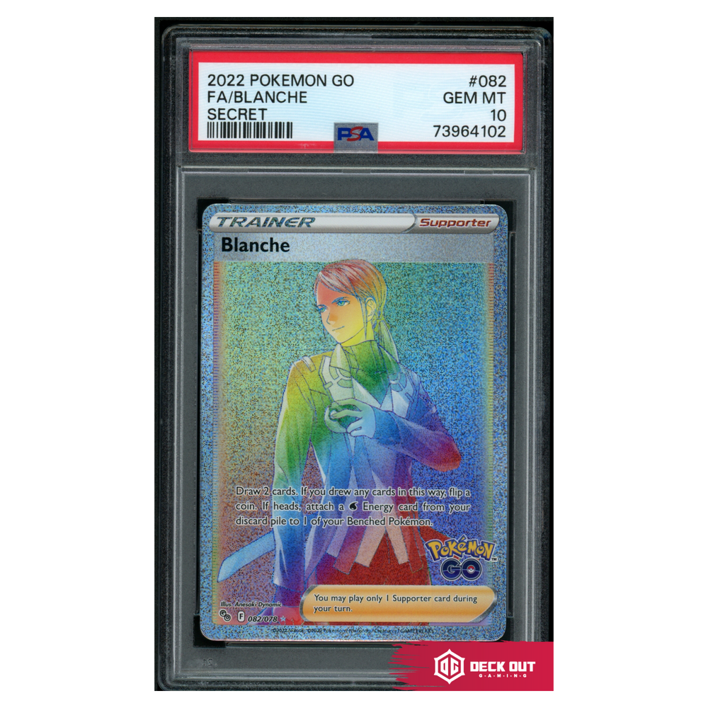 Blanche - Pokemon GO - 082 - PSA 10 - 73964102 - Deck Out Gaming