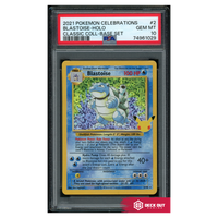 Blastoise - Celebrations Classic Collection - 2 - PSA 10 - 74961029 - Deck Out Gaming